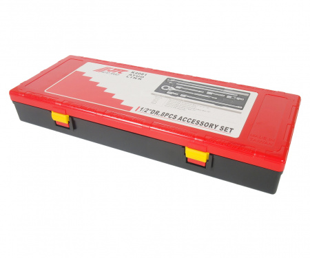 JTC Набор инструментов 8 предметов слесарно-монтажный (ключ трещот. 1/2" 36 зуб.,ворот.,удлинит.) JTC JTC Набор инструментов 8 предметов слесарно-монтажный (ключ трещот. 1/2" 36 зуб.,ворот.,удлинит.) JTC