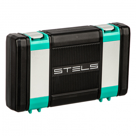 Набор инструментов, 1/4", CrV, пластиковый кейс 57 предметов Stels Набор инструментов, 1/4", CrV, пластиковый кейс 57 предметов Stels