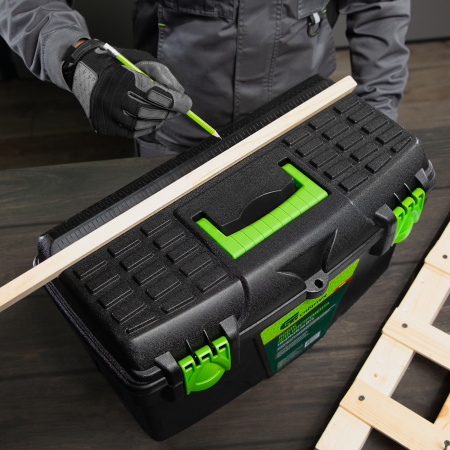 Ящик для инструмента, 530 х 275 х 290 мм, 21", пластик Россия Сибртех