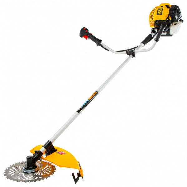 Триммер бензиновый DT 33, 33 см3, 1.8 л. с, неразъемная штанга, состоит из 2 частей Denzel 