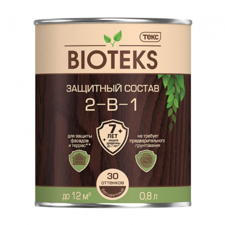 Антисептик Текс Bioteks состав 2в1 орех (0,8 л)