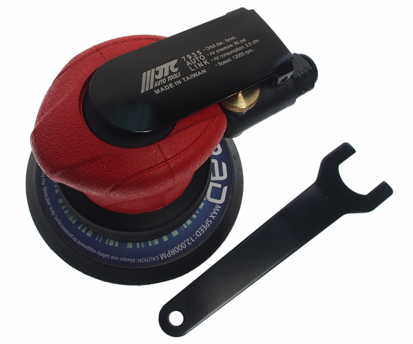 JTC Машинка пневматическая шлифовальная 12000об/мин.,90PSI,диск 5",(без отверстия) орбита 5мм JTC