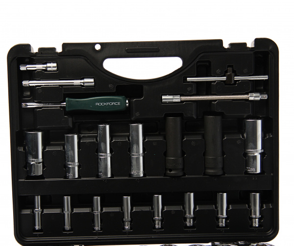 Набор торцевых головок и вставок RF-4941-9-PREMIUM: 1/2" & 1/4"DR 12-гранных 94пр + 6пр. ROCKFORCE /1/3 Набор торцевых головок и вставок RF-4941-9-PREMIUM: 1/2" & 1/4"DR 12-гранных 94пр + 6пр. ROCKFORCE /1/3