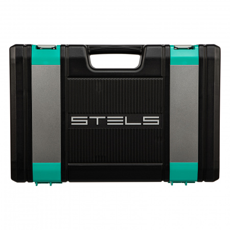 Набор инструментов, 1/2", 1/4", CrV, пластиковый кейс 76 предметов Stels Набор инструментов, 1/2", 1/4", CrV, пластиковый кейс 76 предметов Stels