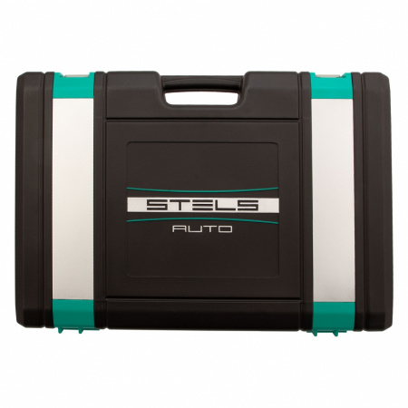 Набор инструментов, 1/4", 3/8", 1/2", Cr-V, S2, усиленный кейс, 216 предметов Stels Набор инструментов, 1/4", 3/8", 1/2", Cr-V, S2, усиленный кейс, 216 предметов Stels