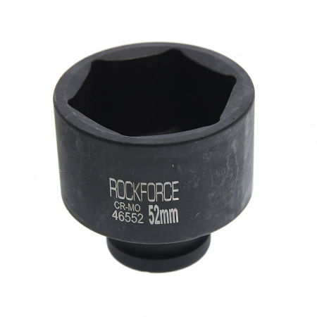 Головка торцевая 52мм 3/4" 6-гранная ударная L=70мм ROCKFORCE RF-46552 /1/30 Головка торцевая 52мм 3/4" 6-гранная ударная L=70мм ROCKFORCE RF-46552 /1/30