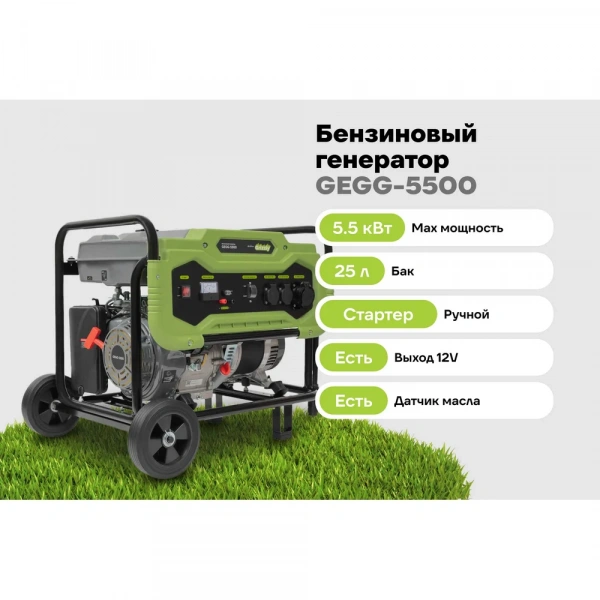 Бензиновый генератор Grizzly GEGG-5500