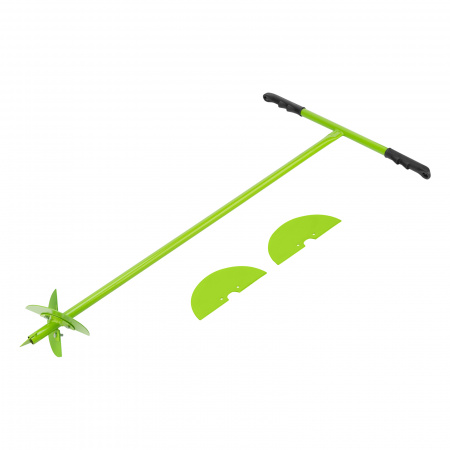 Бур лопастной со сменными ножами, 1000 мм, диаметр 150 мм, 200 мм, Россия, Сибртех