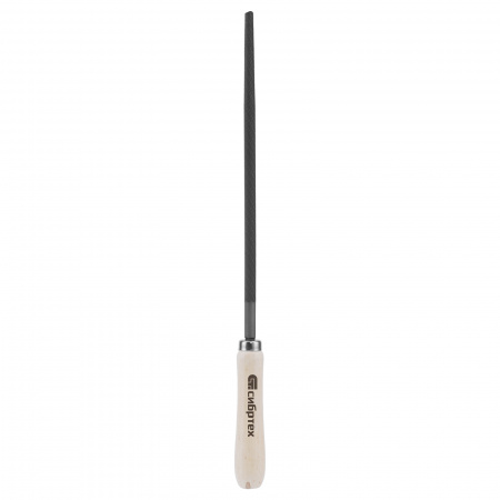 Напильник круглый, 250 мм, деревянная ручка Сибртех