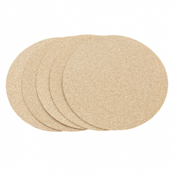 Диск шлифовальный под "липучку", KP14D, зернистость P 100, 12-Н, 125 мм, 5 шт, "БАЗ" Россия