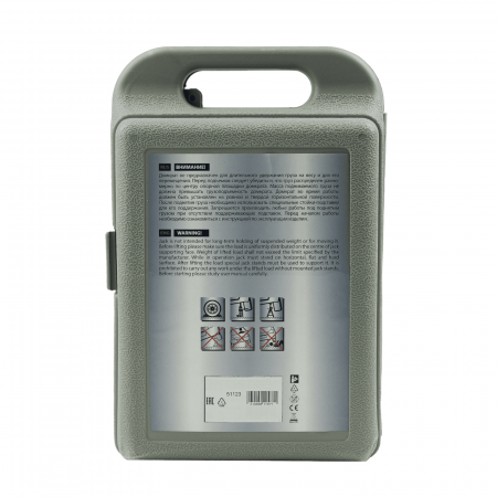 Домкрат гидравлический бутылочный, 4 т, H подъема 195-380 мм, в пластиковом кейсе Stels