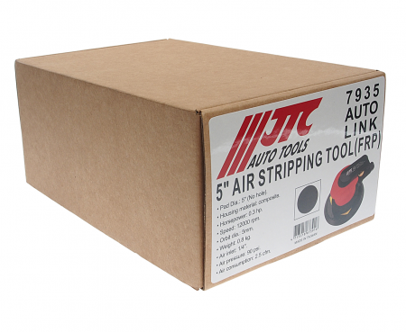 JTC Машинка пневматическая шлифовальная 12000об/мин.,90PSI,диск 5",(без отверстия) орбита 5мм JTC