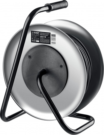 ЗУБР КГ-315, КГ, 3 x 1.5 мм2, 20 м, 3700 Вт, IP44, силовой удлинитель на стальной катушке, Профессионал (55080-20)