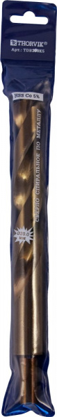 TDB170K5 Сверло спиральное по металлу HSS Co в ПВХ упаковке, d17.0 мм