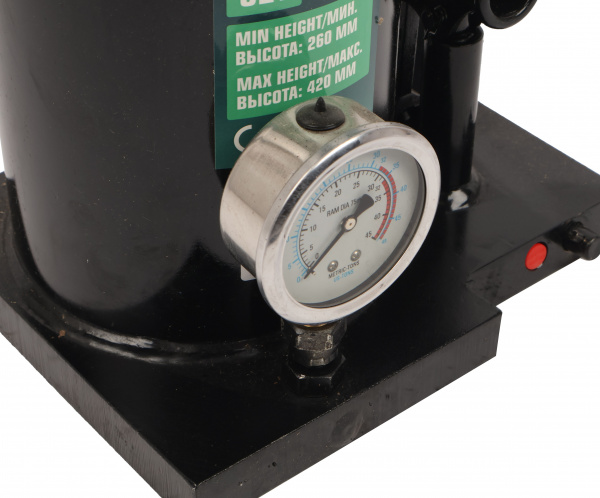 Домкрат гидравлический RF-TH903501 бутылочный с клапаном 32т (выс.подъема 260-420мм) ROCKFORCE /1