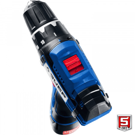 ЗУБР 12 В, 40 Н·м, без АКБ (тип Т7), дрель-шуруповерт, Профессионал (DL-121)