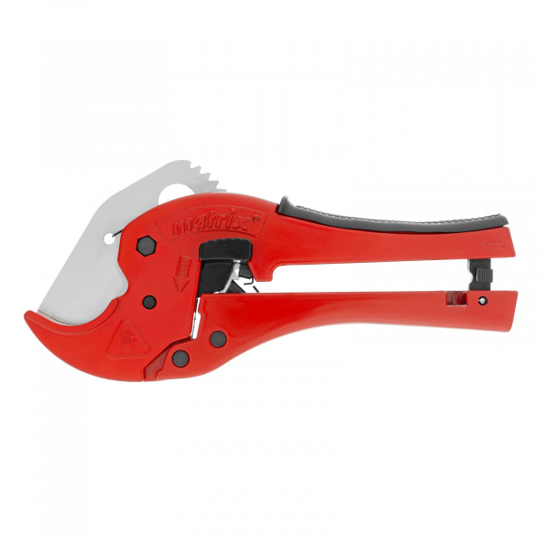 Ножницы для резки изделий из ПВХ, D до 42 мм, обрезиненная опорная рукоятка, порошковое покрытие рукояток Matrix