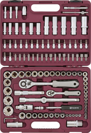 UTS0108MP Набор инструмента универсальный 1/4", 1/2"DR с головками торцевыми MultiProf, 108 предметов