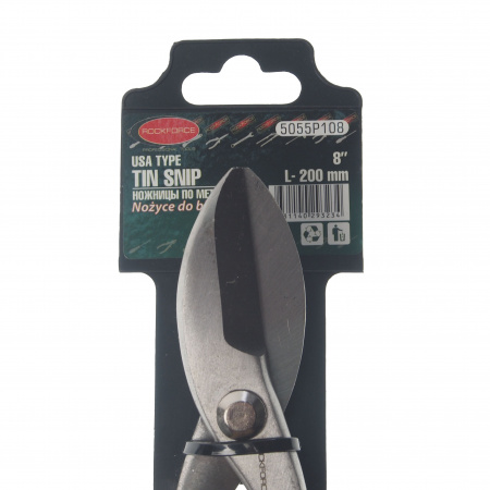 Ножницы  RF-5055P108 по металлу 8" (200мм)  ROCKFORCE /1