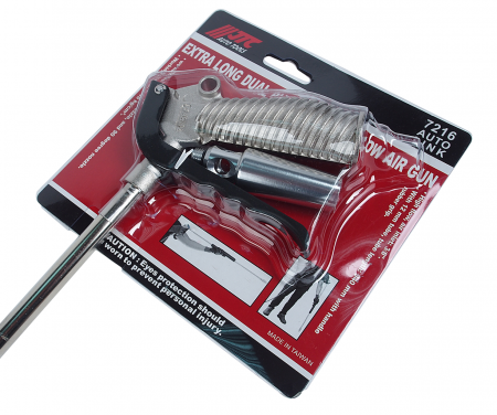 JTC Пистолет продувочный пневматический длина трубки 1200мм JTC