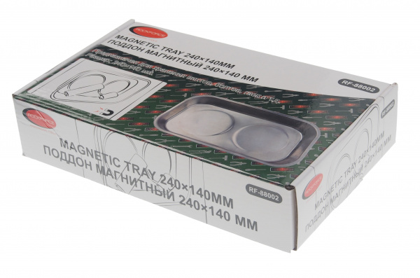 Лоток магнитный RF-88002 из нержавеющей стали  (240х140мм) ROCKFORCE /1