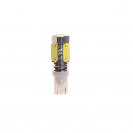 Автолампа T10W (W2,1x9,5d) 4 SMD MEGA WHITE 6000K 300лм 12V MEGAPOWER /10 /100 OLD