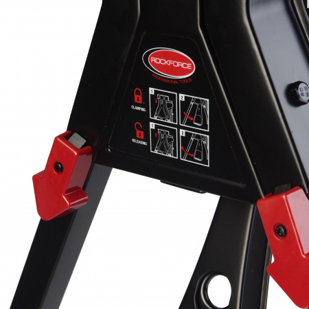 Верстак RF-625955 столярный (козлы) портативный складной с зажимом (захват-440мм, ширина губок-180мм) 1шт ROCKFORCE /1