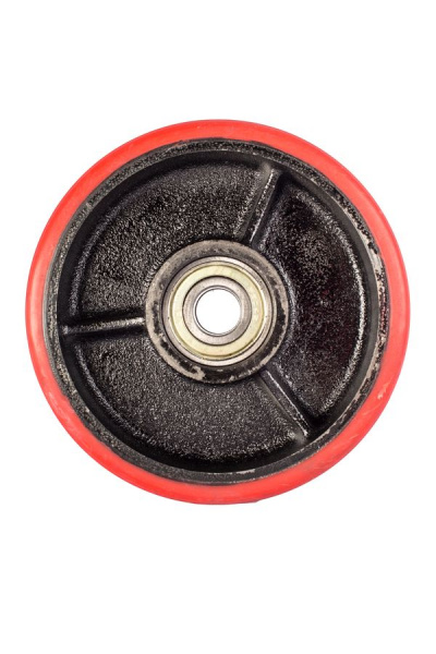 Колесо полиуретан 160х50 мм с подшипником для тележек гидравлических JC/DF-III/DB/BFC/AC(LH)