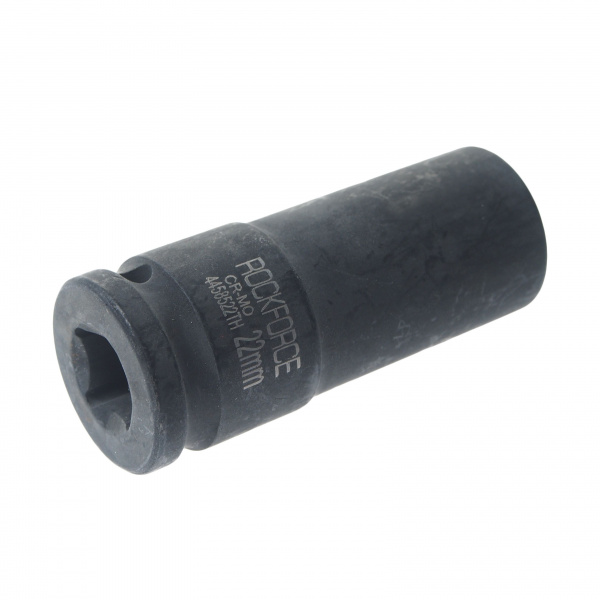Головка торцевая 22мм 1/2" 6-гранная ударная тонкостенная (85ммL) ROCKFORCE RF-4458522ТН /1 Головка торцевая 22мм 1/2" 6-гранная ударная тонкостенная (85ммL) ROCKFORCE RF-4458522ТН /1