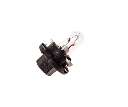 Автолампа BAX1.2W с черным патроном (BX8.4d) 12V OSRAM /10/50 HIT