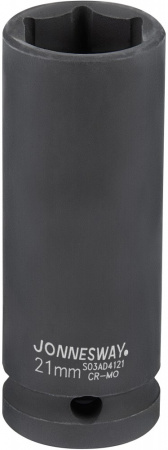 S03AD4121 Головка торцевая ударная глубокая 1/2"DR, 21 мм