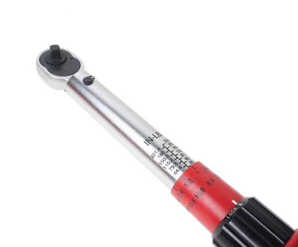 JTC Ключ динамометрический 1/4" 2-26Нм 370мм двухстороннего действия JTC