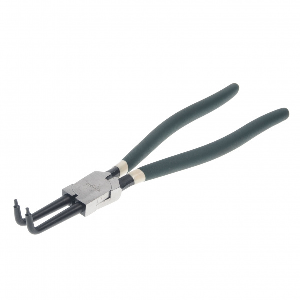 Съемник стопорных колец RF-609330HB гнутый на сжим(90°,L-330мм),в блистере ROCKFORCE /1