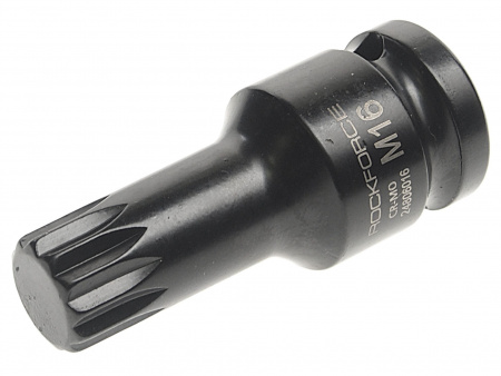 Головка-бита SPLINE ударная 1/2", M16 ROCKFORCE RF-24806016 /1/10/300