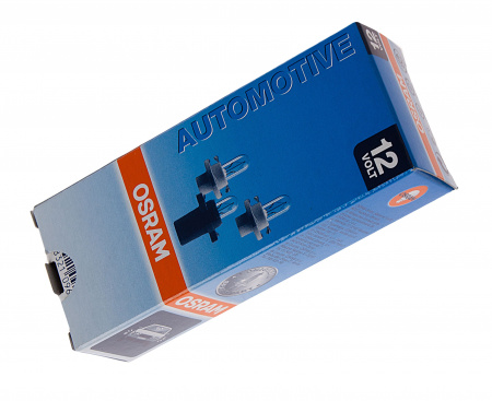 Автолампа BAX1.2W с черным патроном (BX8.4d) 12V OSRAM /10/50 HIT