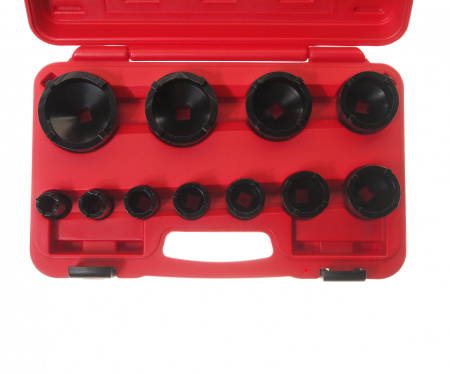 JTC Набор головок зубчатых 1/2" внешние 11 предметов в кейсе JTC JTC Набор головок зубчатых 1/2" внешние 11 предметов в кейсе JTC