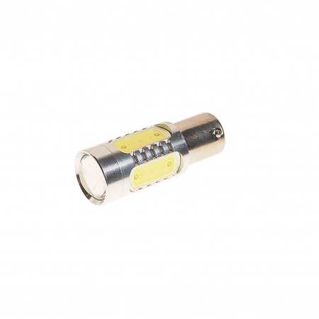 Автолампа P21W (BA15s) 5 SMD MEGA WHITE 6000K 400лм 12V MEGAPOWER /10 /100 OLD