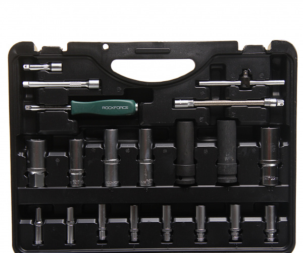 Набор торцевых головок и вставок RF-41082-5-PREMIUM: 1/2" & 1/4"DR 6-гранных 108пр.+ 6пр. ROCKFORCE /1/3 Набор торцевых головок и вставок RF-41082-5-PREMIUM: 1/2" & 1/4"DR 6-гранных 108пр.+ 6пр. ROCKFORCE /1/3