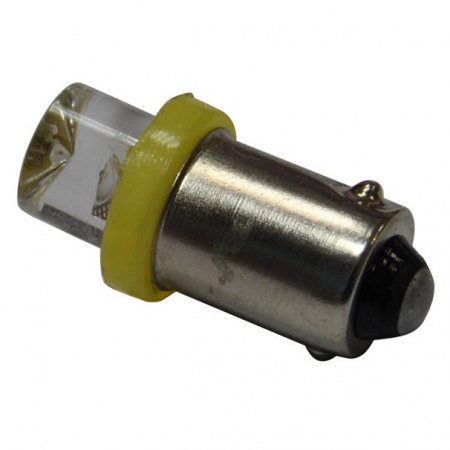 Автолампа T4W (BA9s) LED CONE YELLOW 12V MEGA ELECTRIC /500