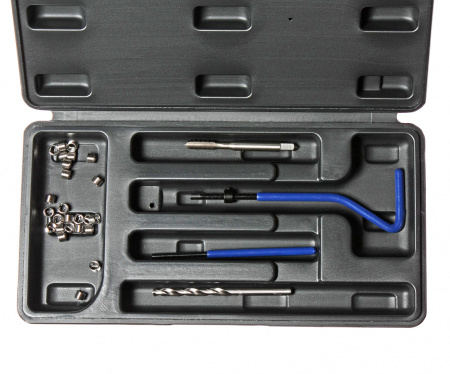 JTC Набор инструментов и вставок для восстановления резьбы М5х0.8мм L=6.7мм 24 предмета JTC