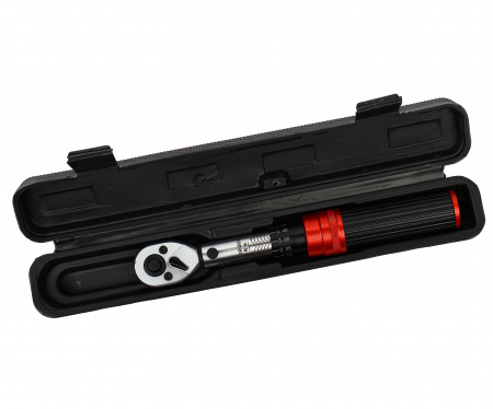 Ключ динамометрический 1/4" (1-6Nm) L-195мм с быстрой фиксацией, в кейсе LG-29802 LIGE /1/20 NEW