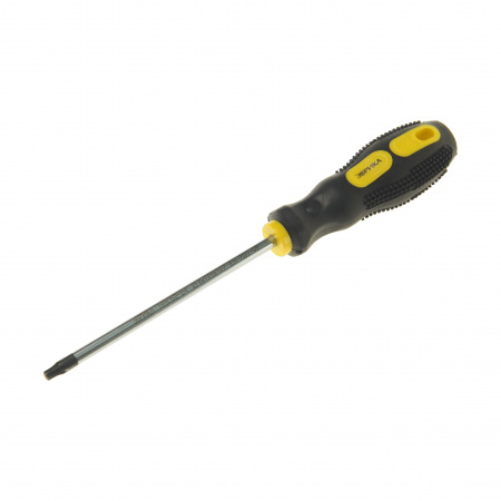Отвертка TORX T27х125мм Ø6мм магнитная с противоскользящей ручкой ER-7DT-05 ЭВРИКА /1/12/144 OLD