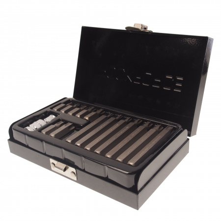 Набор бит RF-4156 TORX с битодержателем,15пр. 1/2"(L: 30/75мм; Т20,Т25,Т30,Т40,Т45,Т50,Т55), в металлическом кейсе ROCKFORCE /1