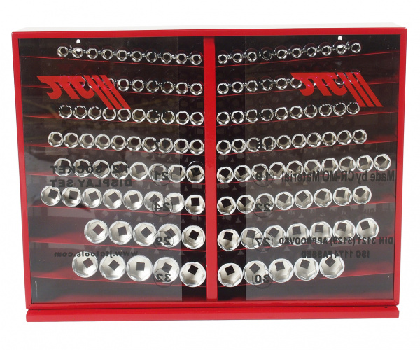 JTC Набор головок торцевых 1/2" 6-ти гранных 10-32мм 137 предметов в металлическом шкафу JTC JTC Набор головок торцевых 1/2" 6-ти гранных 10-32мм 137 предметов в металлическом шкафу JTC