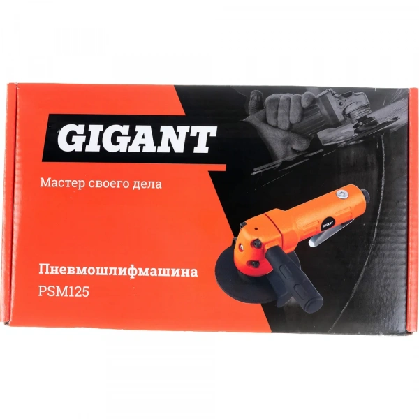 Пневмошлифмашина (диск 125 мм; посадочный 22.2 мм, М10) Gigant PSM125
