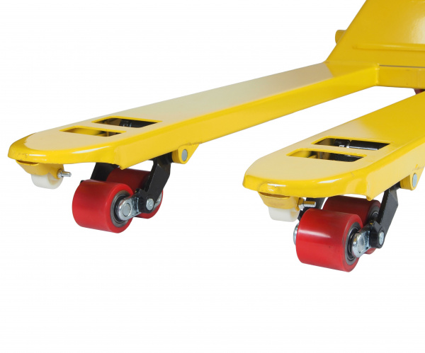 Тележка гидравлическая (рохля) ER-67003 ручная 3т (ручной спуск,длина вил 1200мм,колеса:полиуритан, min 85мм.max 200мм) ЭВРИКА /1 NEW