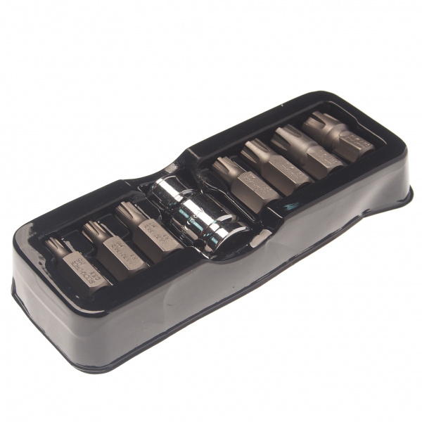 Набор бит RF-4089 RIBE c битодержателем,8пр. 1/2"(L:30;M5,М6,М7,М8,М10,М12,M14) в ложементе ROCKFORCE /1