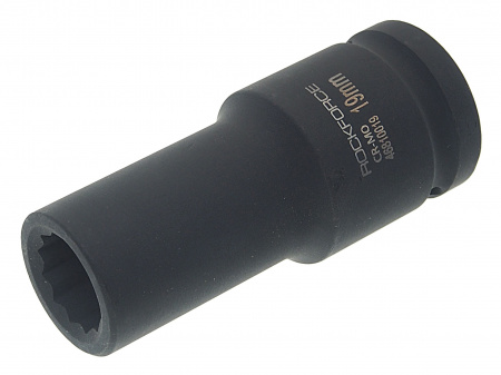 Головка ударная глубокая 3/4", 19мм 12-гранная ROCKFORCE  RF-46810019 /1