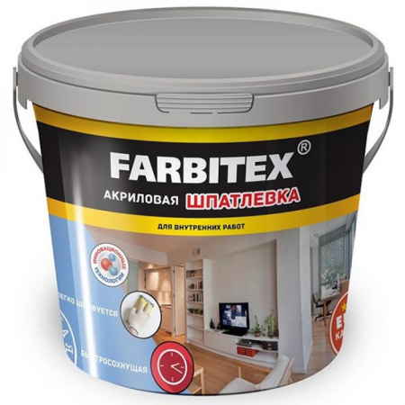 Шпатлевка акриловая для внутренних работ (15.0 кг) FARBITEX(1)