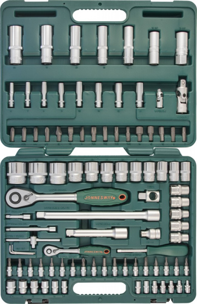 S04H52494S Набор инструмента универсальный 1/4", 1/2"DR, 94 предмета S04H52494S Набор инструмента универсальный 1/4", 1/2"DR, 94 предмета